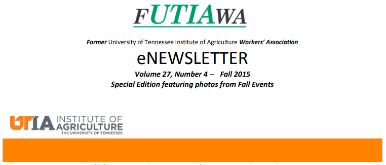 Special Edition FUTIAWA eNewsletter